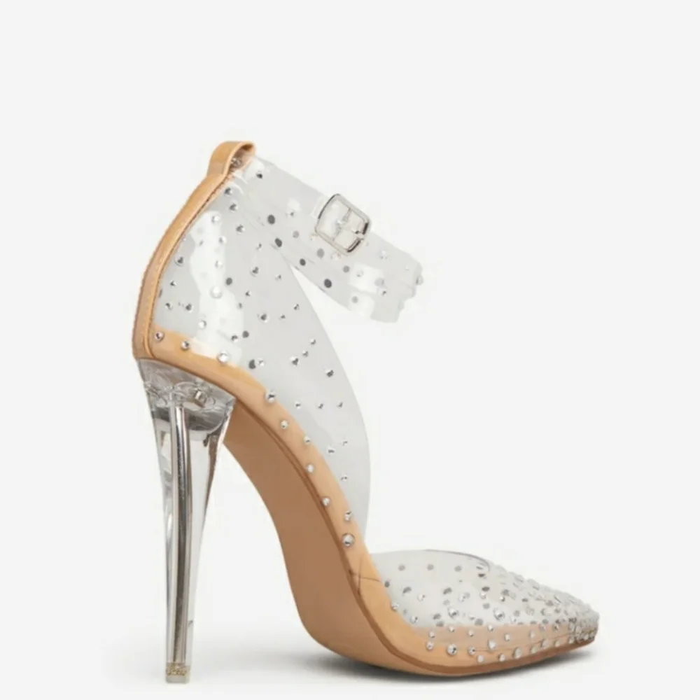 Mika Transparent Embellished Pump - Picture 6 of 6